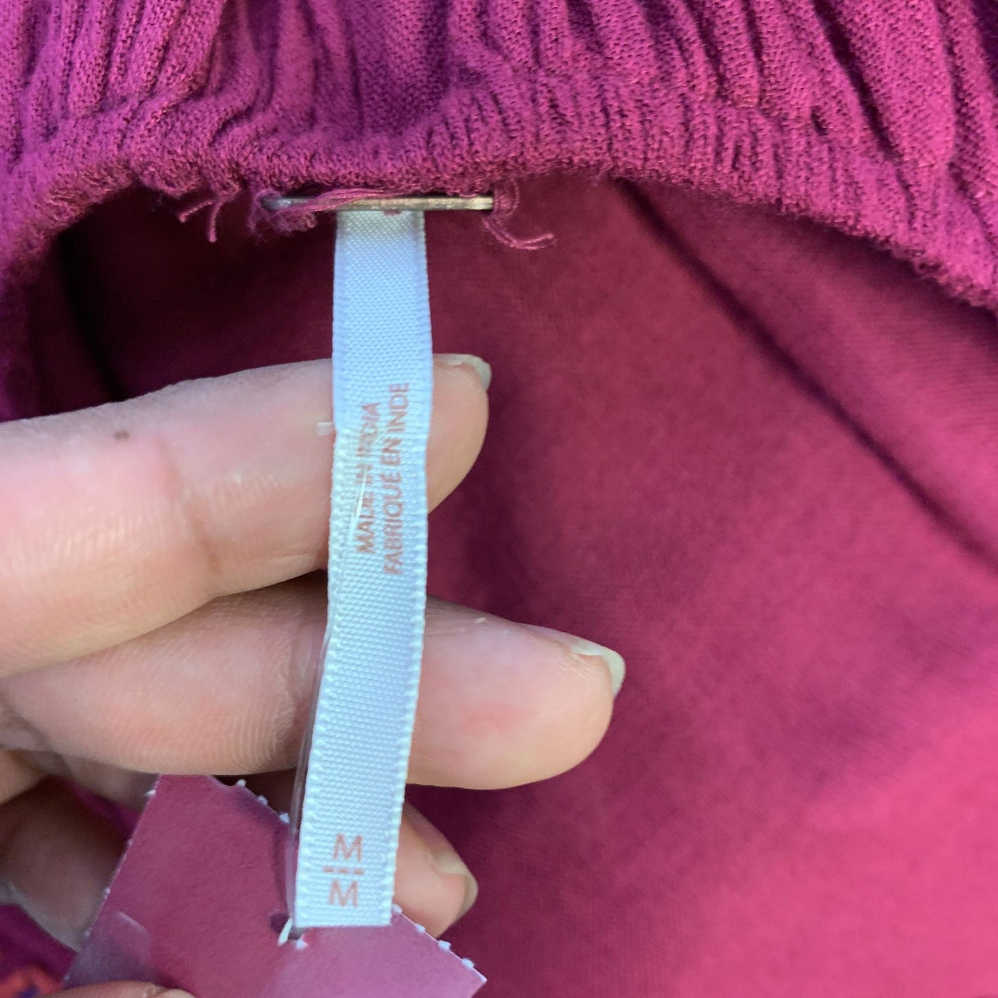 *Free People Burgundy Open Back Embroidered Dress Medium