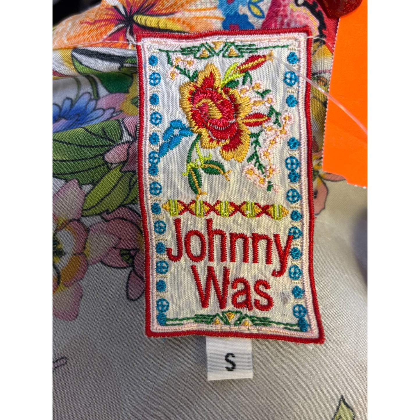 Johnny Was Multicolor Kimono/Cardi Floral Boho Design S