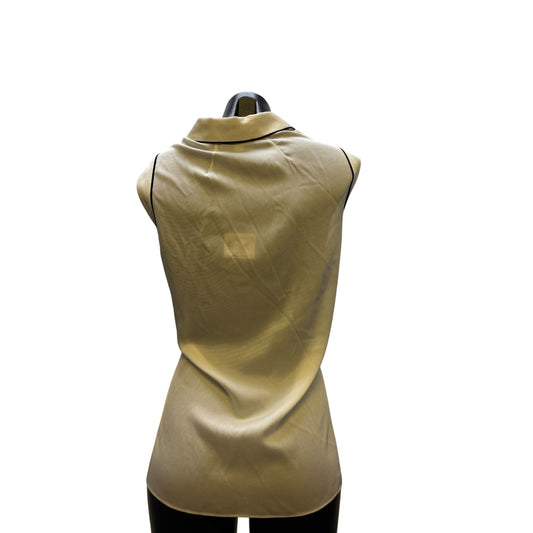 NWT Sleeveless St. John Collection Button-Down Blouse XL