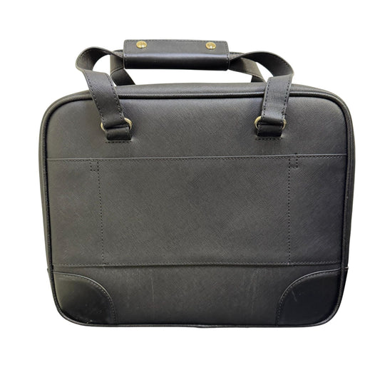 Kate Spade Black Saffiano Leather Travel Case With Adjustable Long Strap