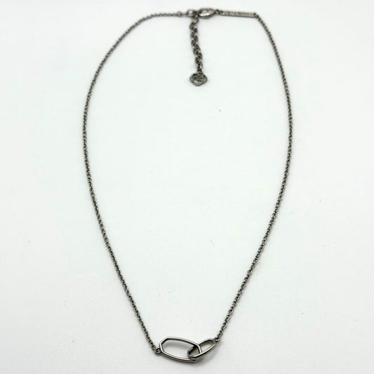 Kendra Scott Silver Link Pendant Necklace
