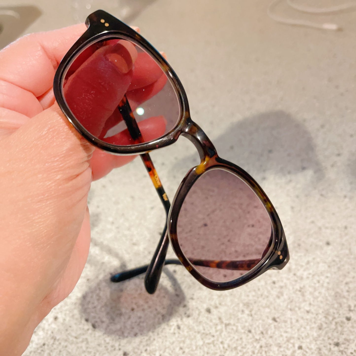 *Toms Tortoise Small Round Sunglasses