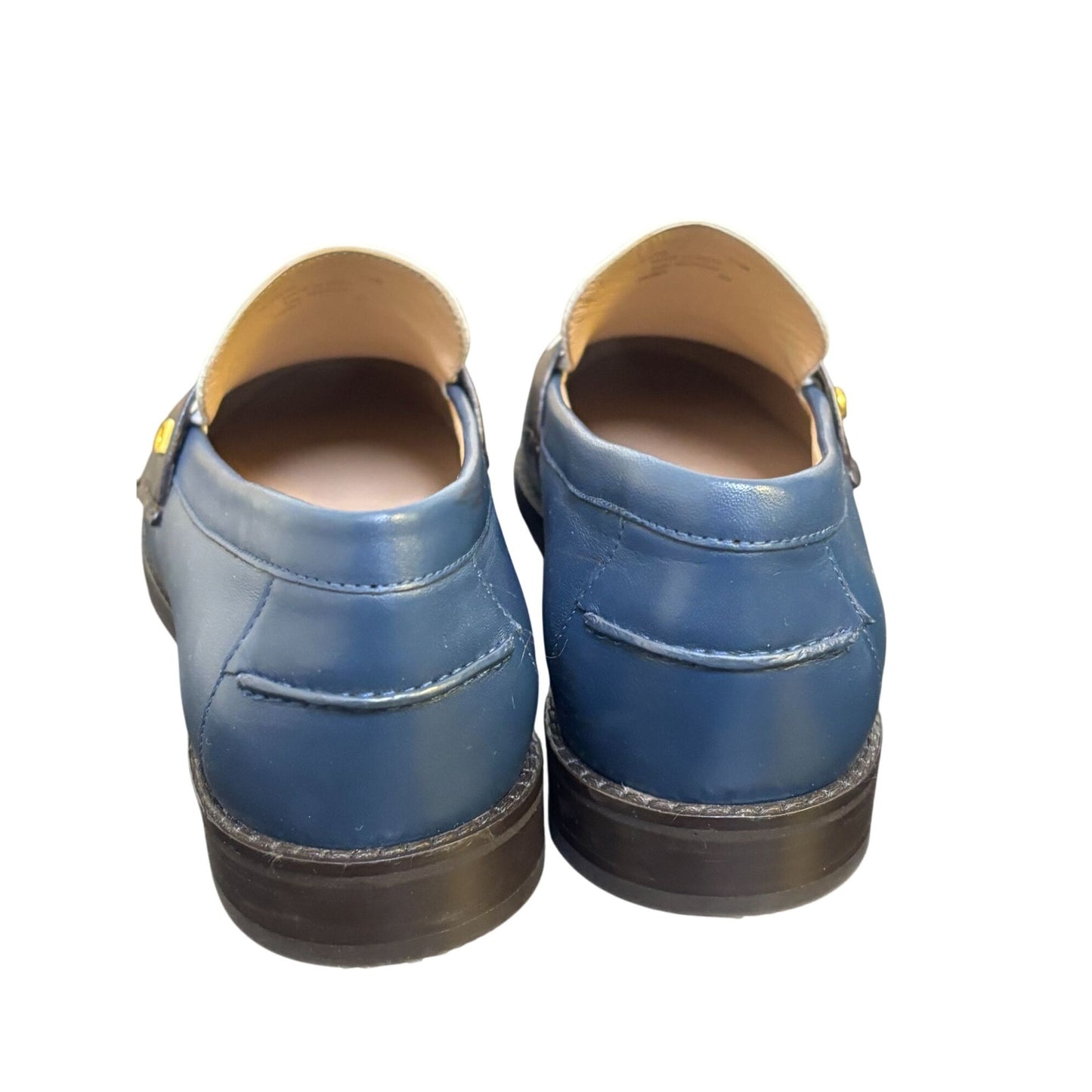 Cole Haan Loafers Navy & White Leather Size 7.5