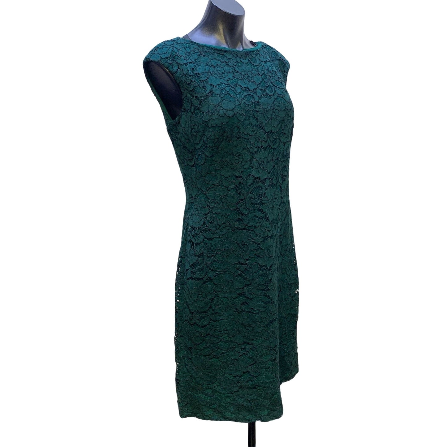 *Lauren Ralph Lauren Green Lace Dress Size 6