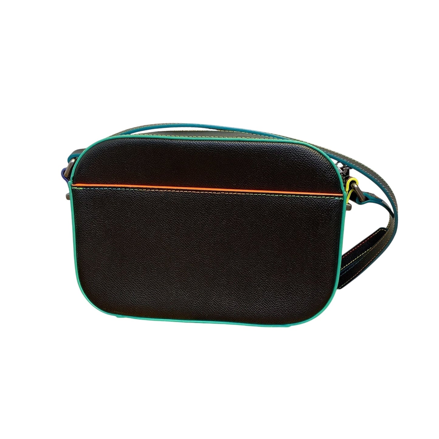 Kurt Geiger London Black Rainbow Edge Crossbody Bag With Adjustable Strap