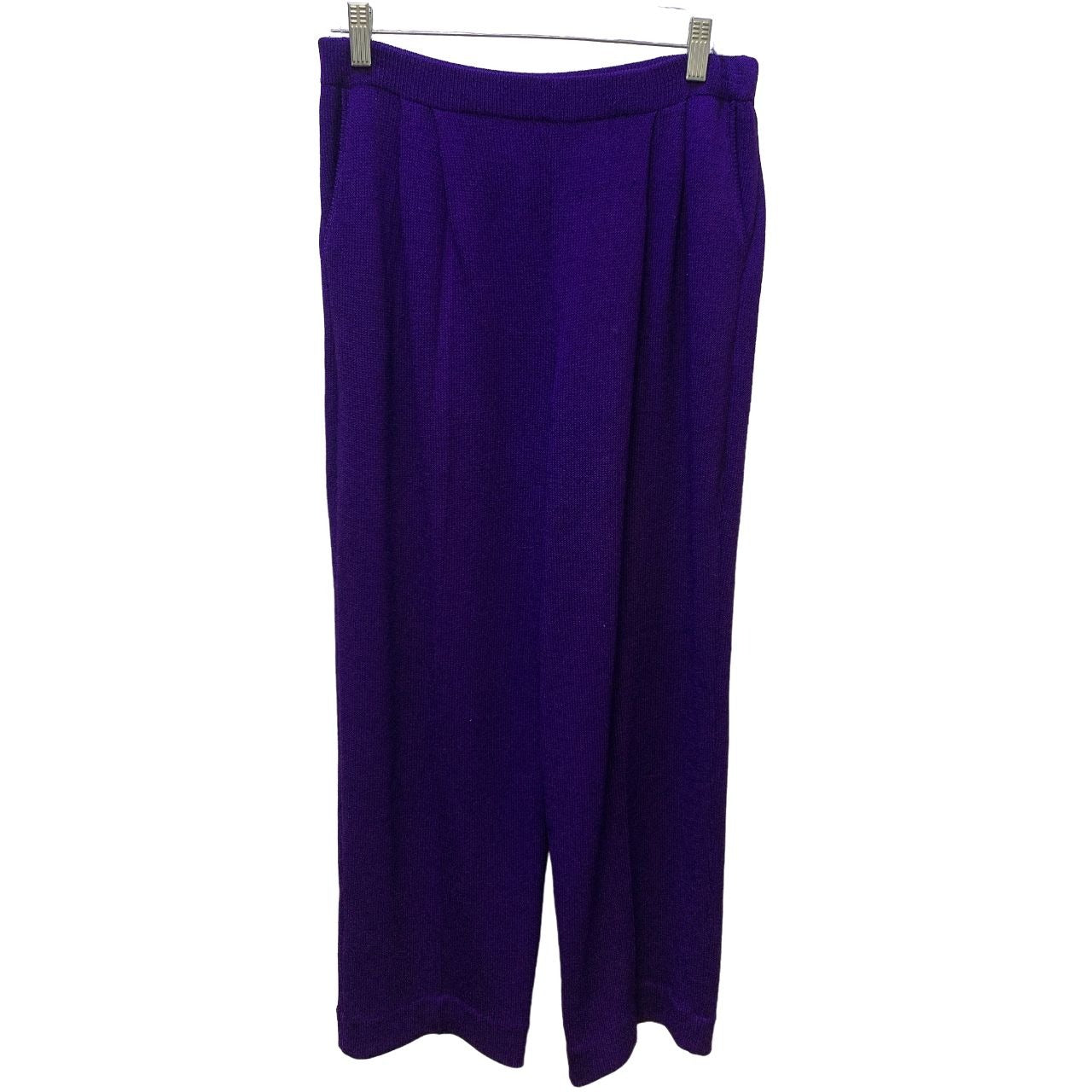 *St. John Purple Knit Pants Size 8