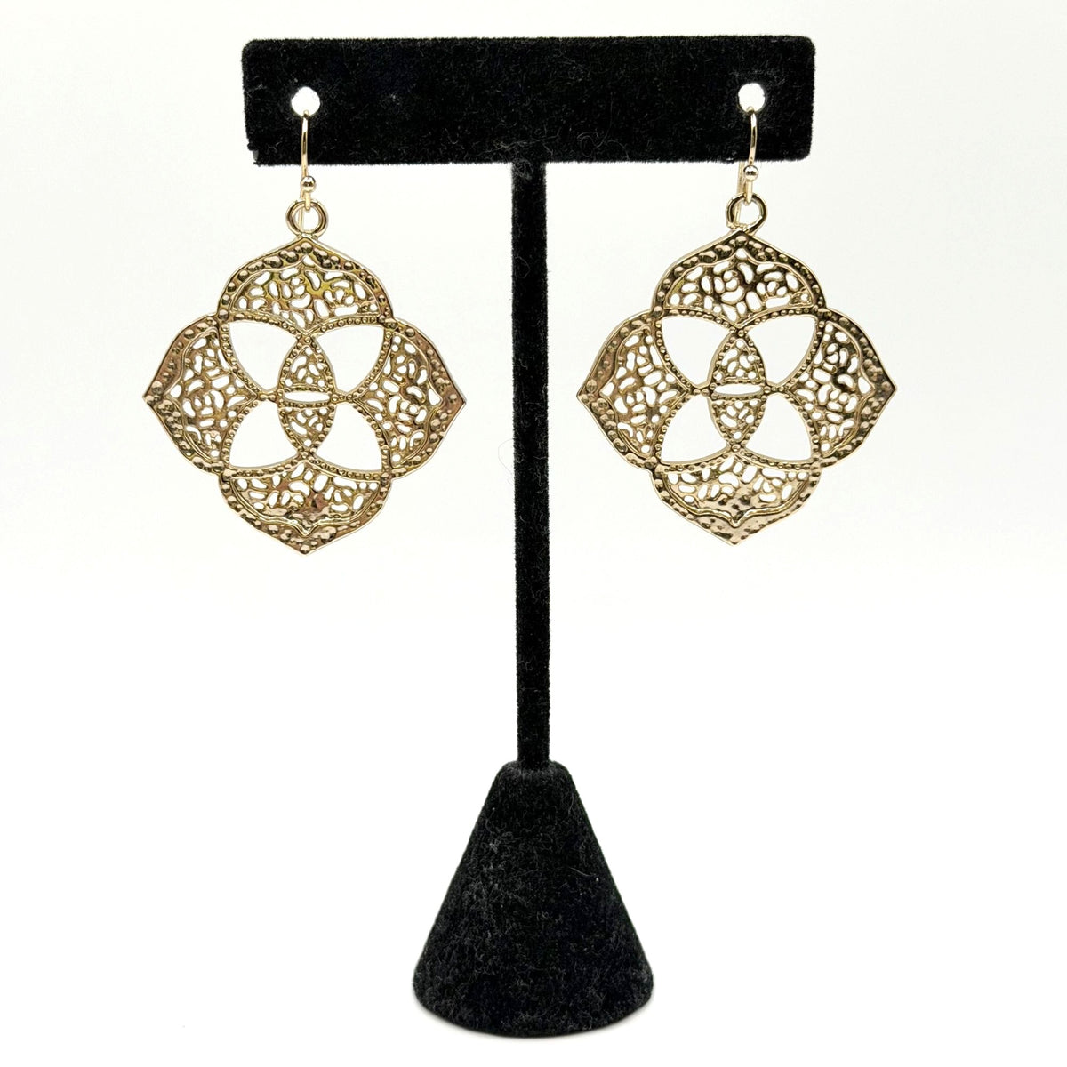 Kendra Scott Gold Tone Dangle Earrings