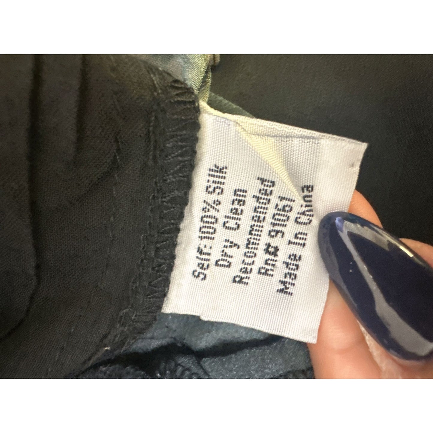 Biya by Johnny Was Silk Floral Print Black & Gray Pants Size XL