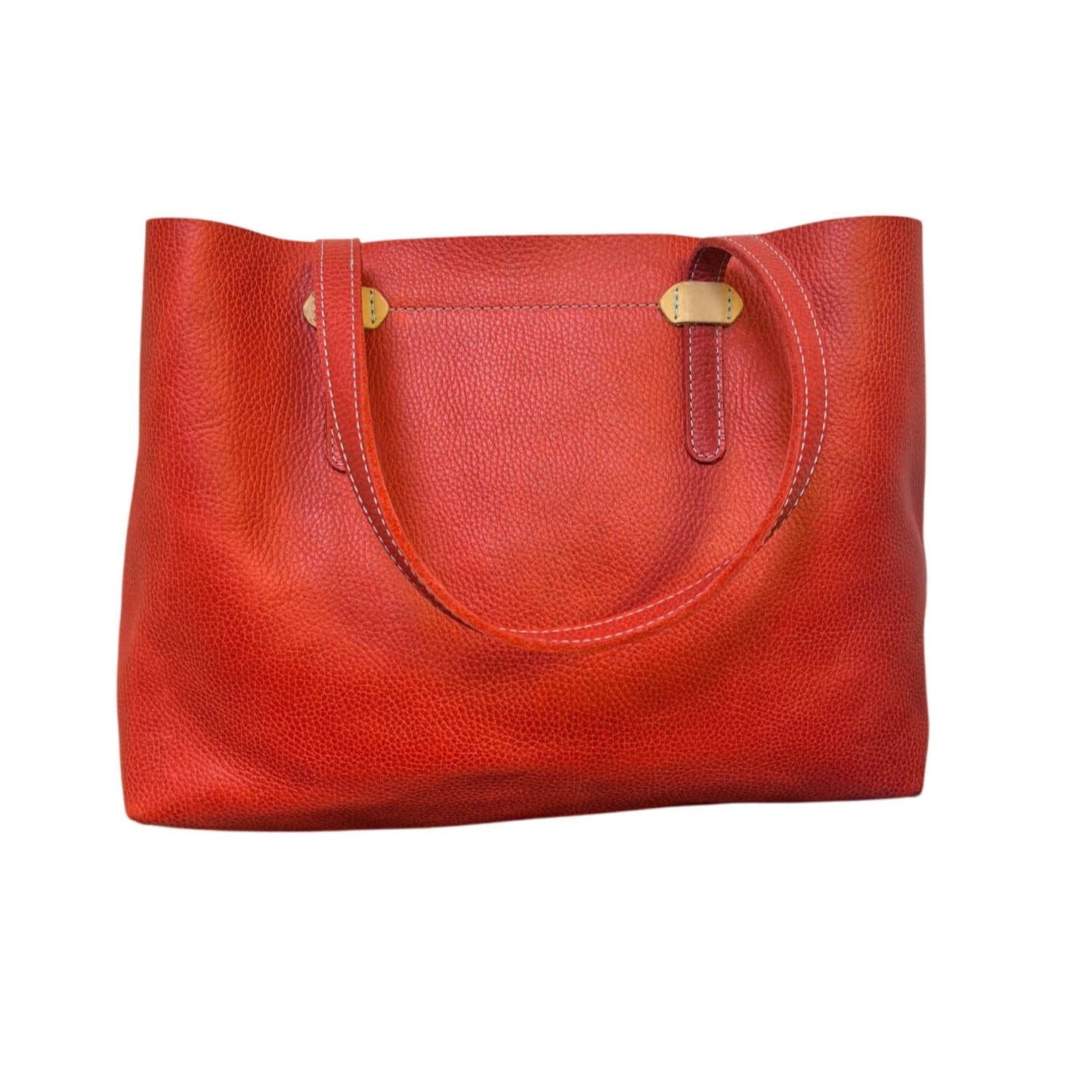 Consuela Viva Red Leather Tote Bag