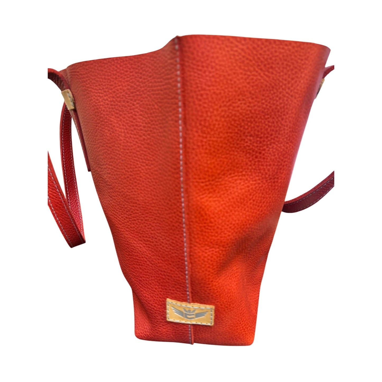 Consuela Viva Red Leather Tote Bag
