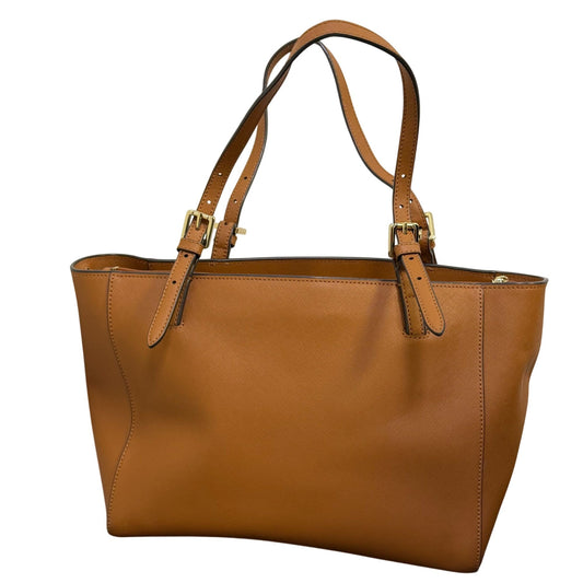 Tory Burch Brown Leather Tote Bag