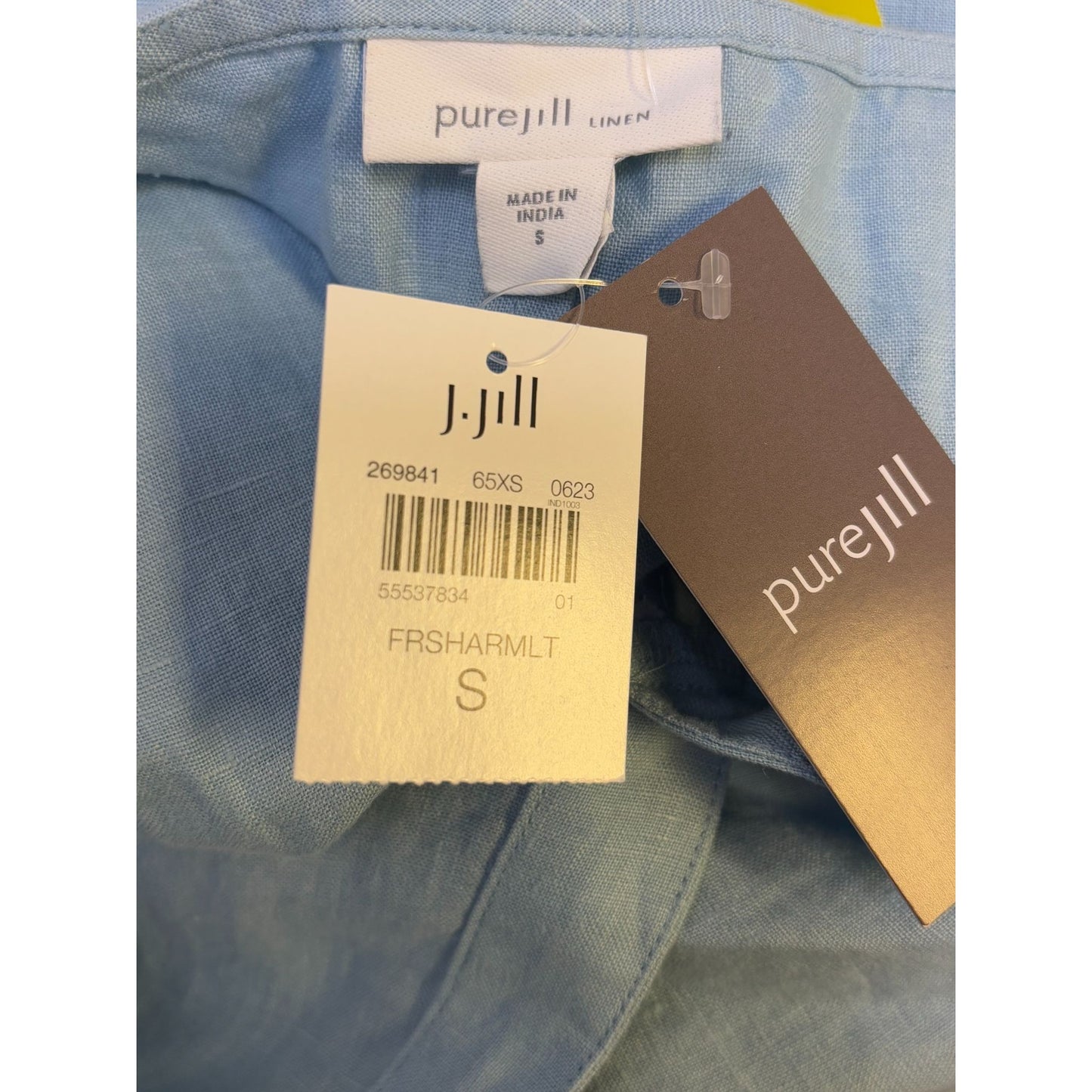 J. Jill Pure Jill Linen Sleeveless Maxi Dress Blue S
