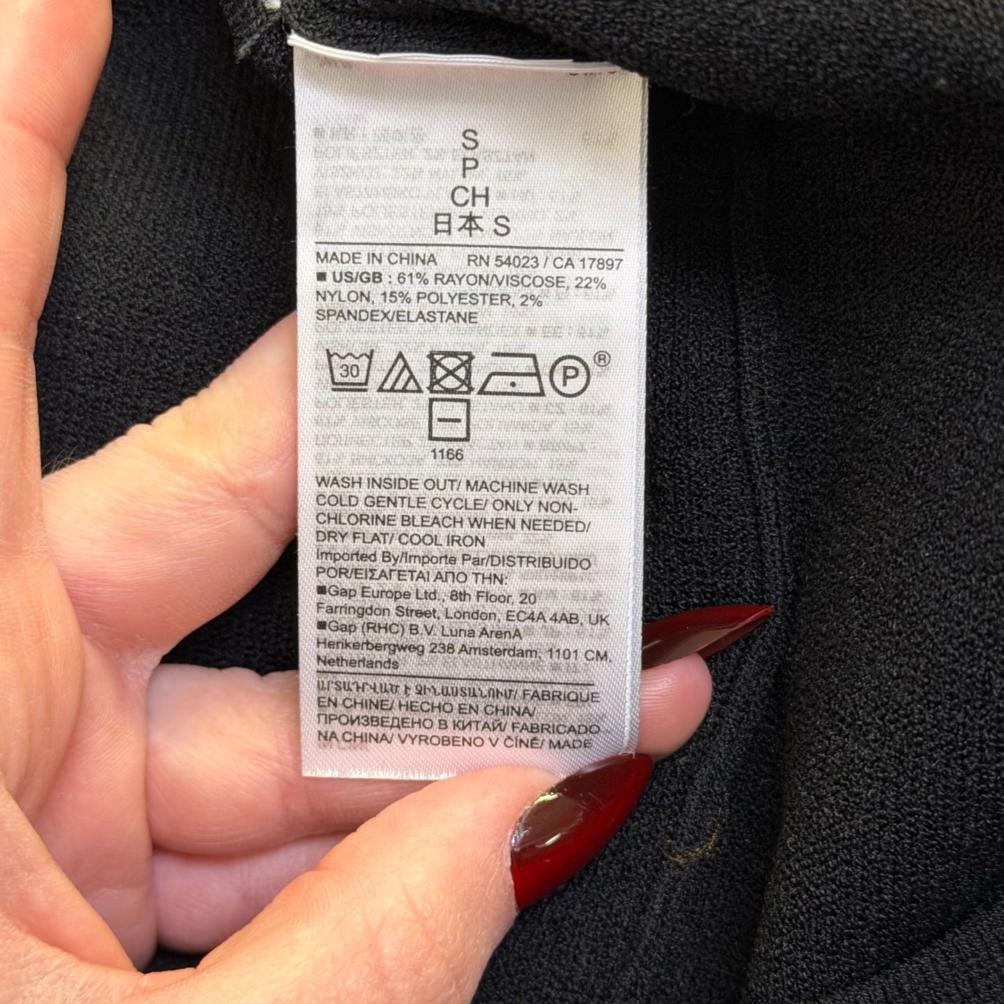 NWT Banana Republic Black Midi Bodycon Dress With Strappy Back Size S