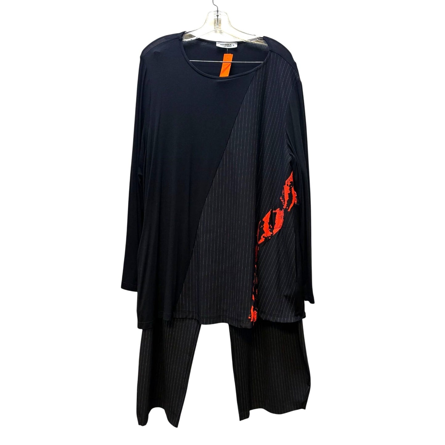 Tekbika By Alembika Black Tunic & Pants Set 2X 2p