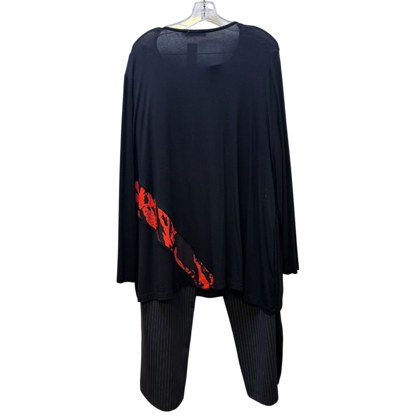 Tekbika By Alembika Black Tunic & Pants Set 2X 2p