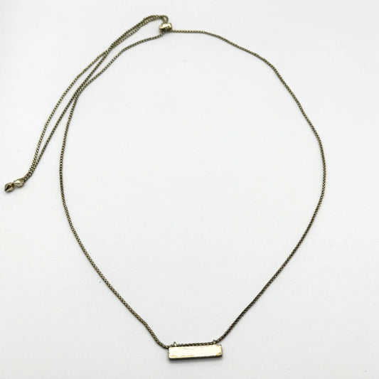 Kendra Scott Horizontal Bar Opal Pendant Necklace Gold-Tone