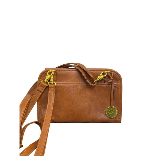 Minooy Uzania Brown Leather Crossbody Bag
