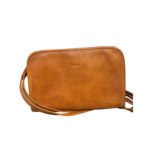 Minooy Uzania Brown Leather Crossbody Bag