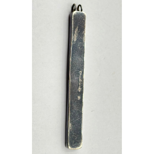 Koa Wood & Sterling Silver Pendant By Dueberie