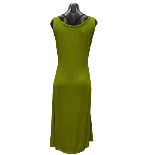 Double D Ranch Tank Green Sleeveless Dress M