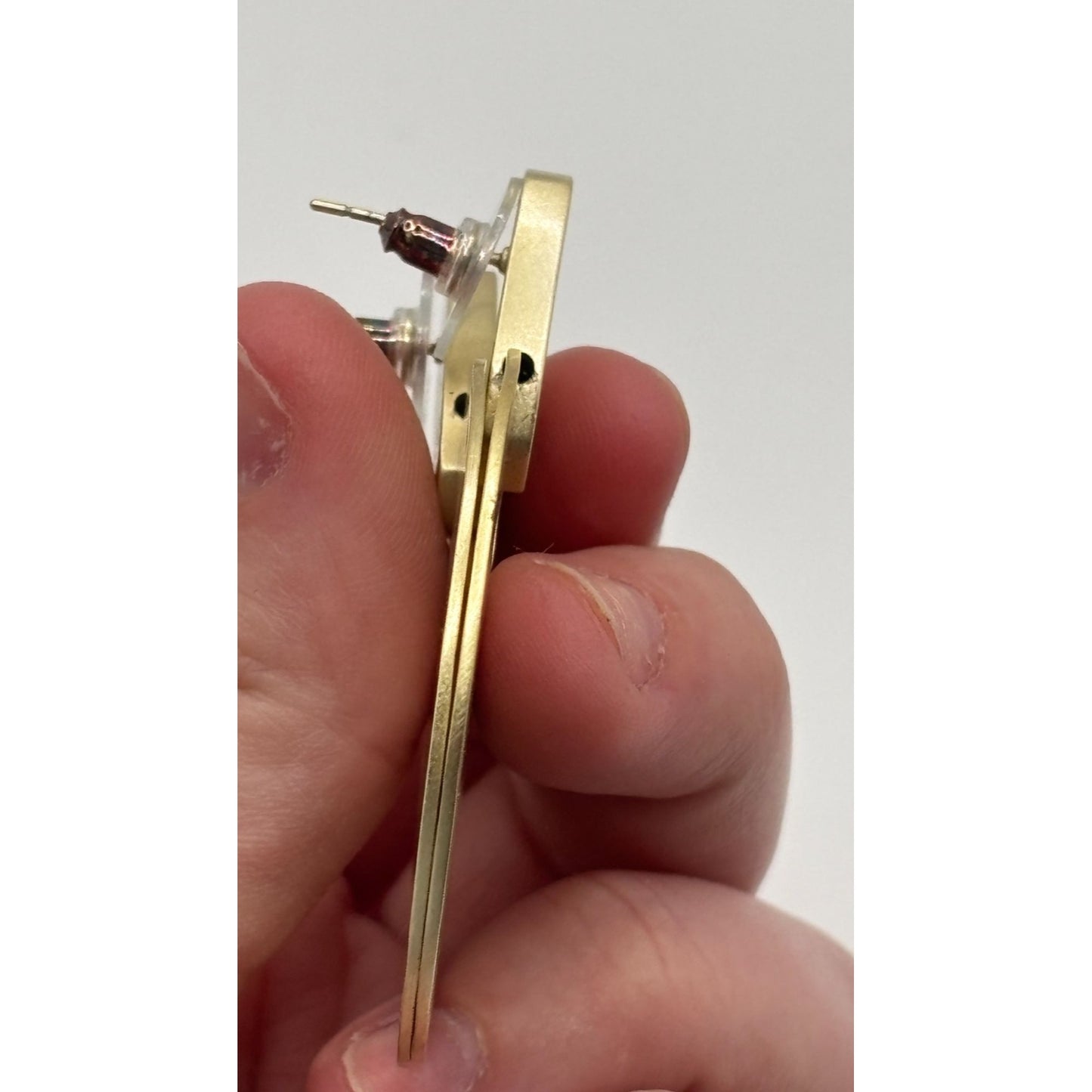 Kendra Scott Didi Disk Hammered Earrings Gold-Tone