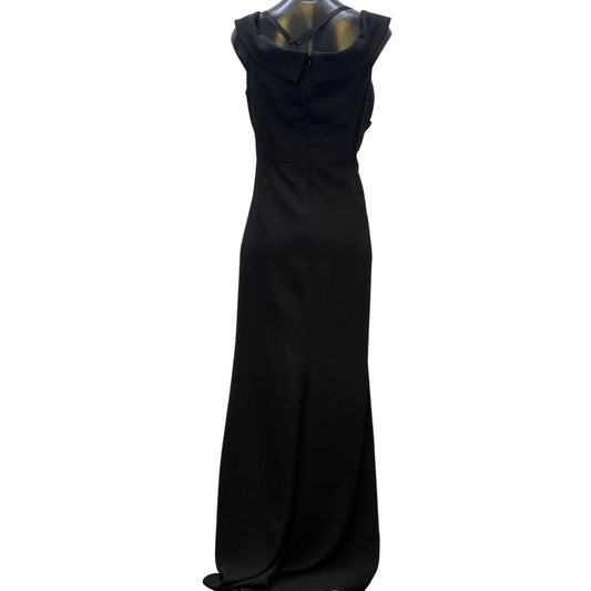 NWT After Six Black Evening Gown Polyester Sleeveless Formal Dress Size 14