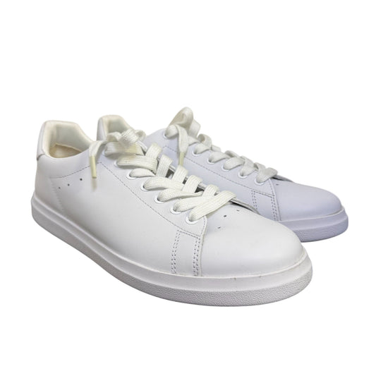 Tory Burch White Lace-Up Sneakers Size 8.5