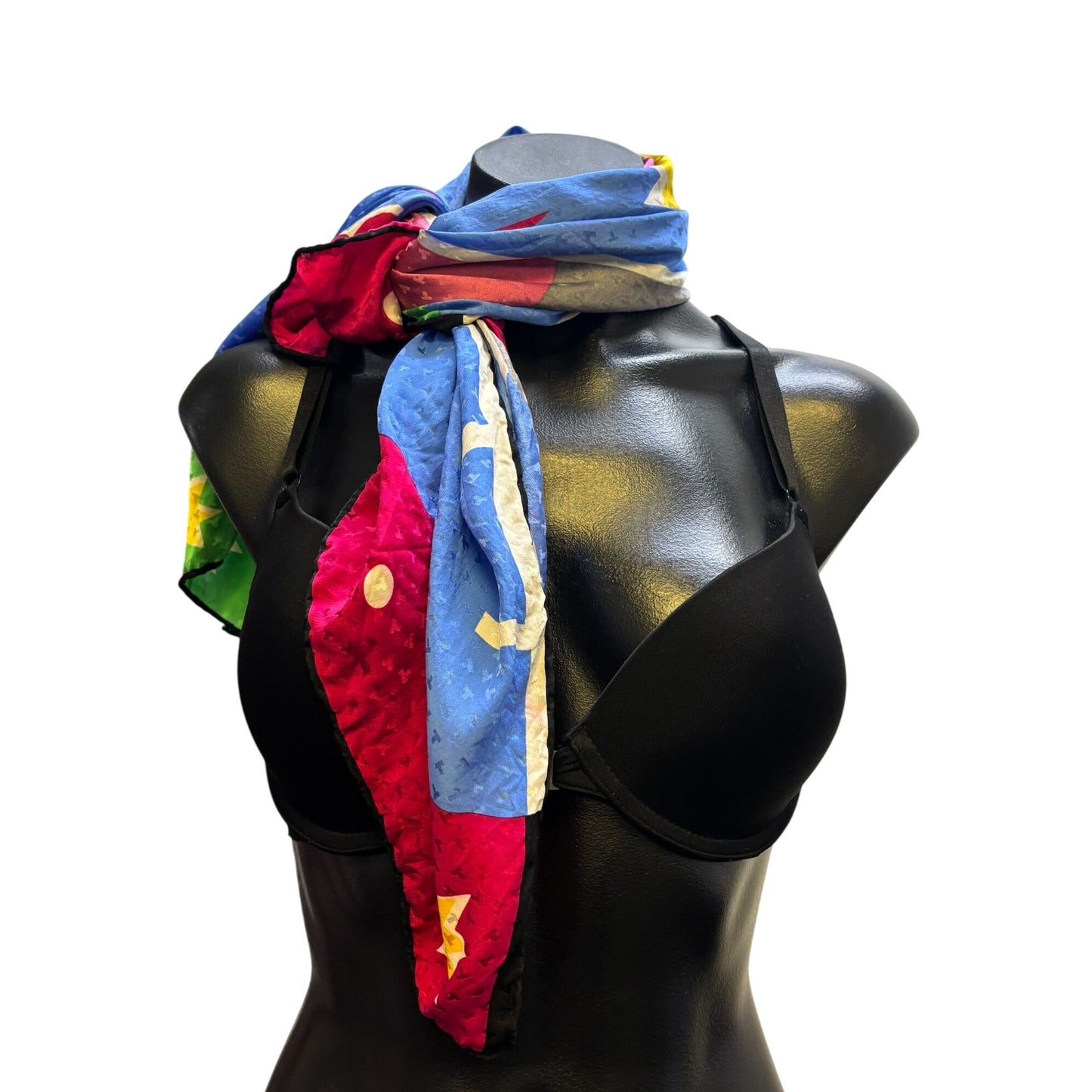 Tiffany & Co. Multicolor Cancer Awareness Scarf