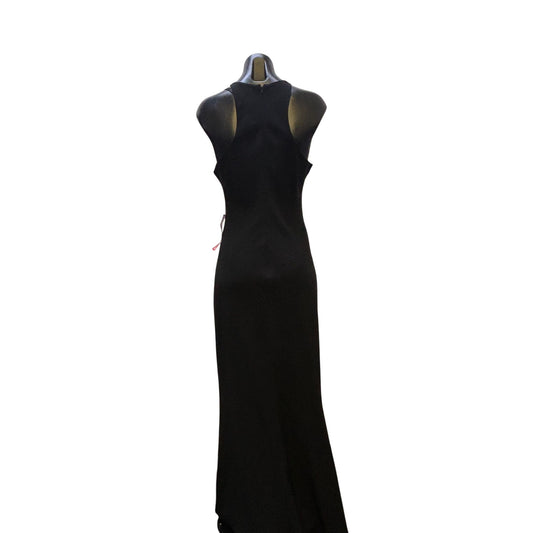 NWT Calvin Klein Black Sleeveless Long Dress Size 8