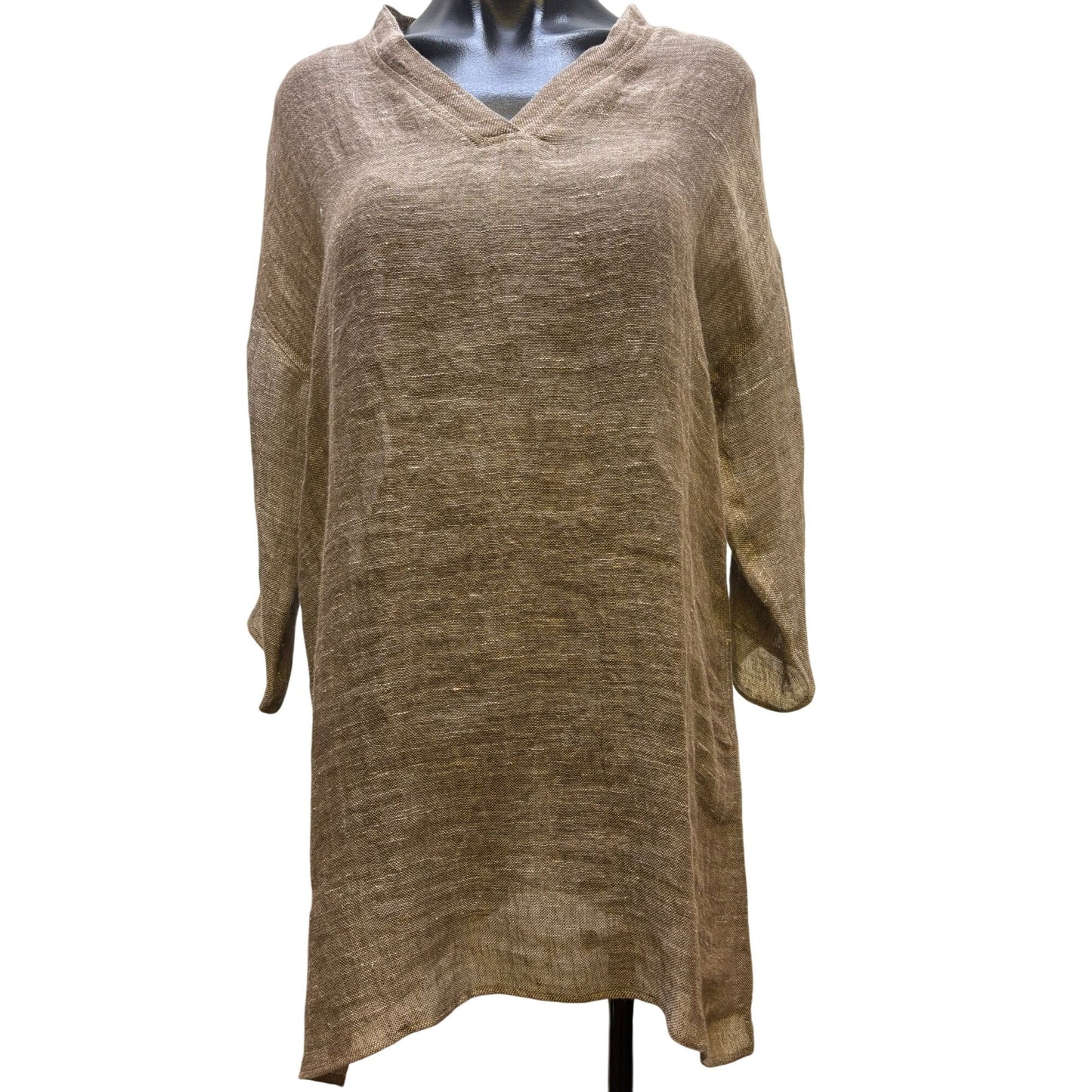 Linen Amber Linen Blouse Brown M