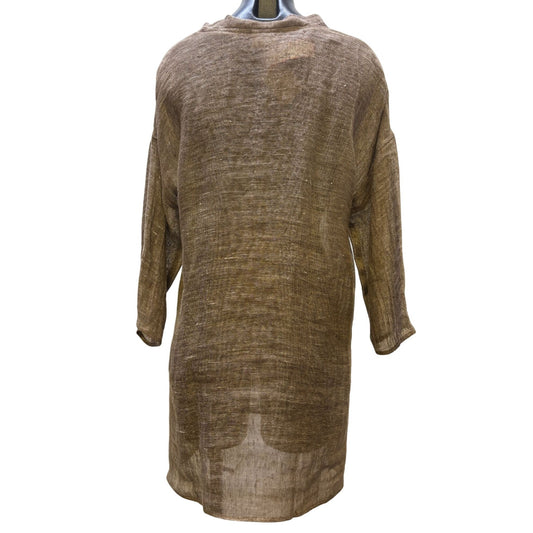 Linen Amber Linen Blouse Brown M