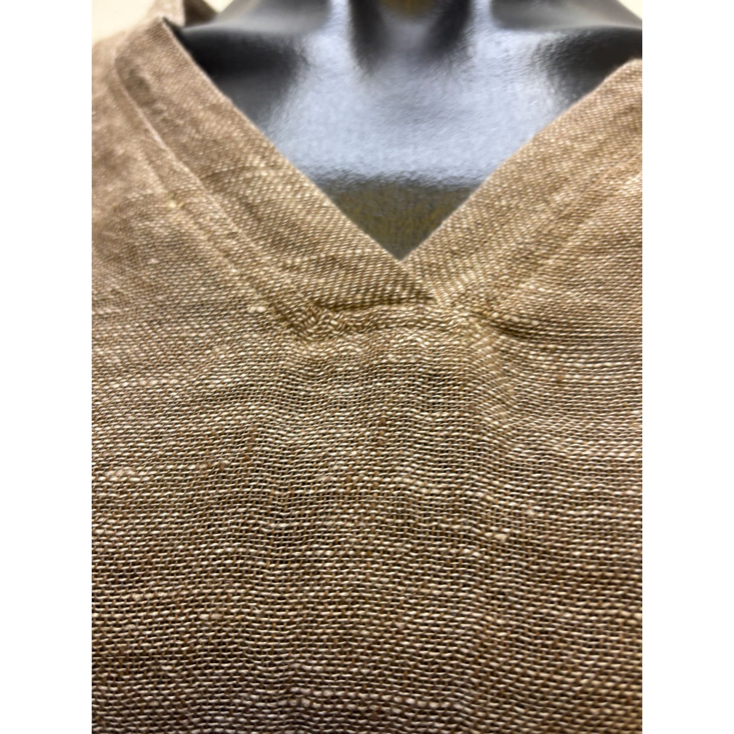 Linen Amber Linen Blouse Brown M