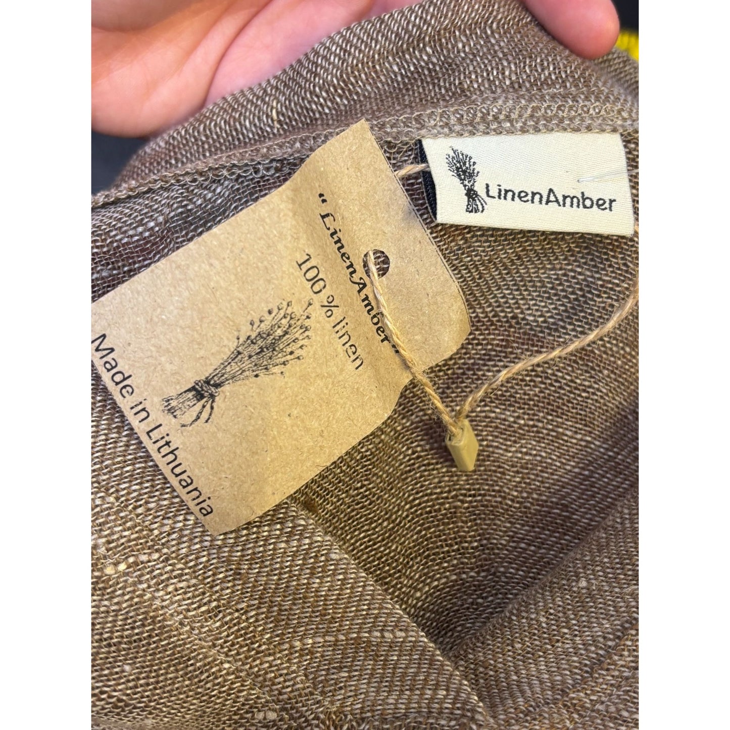 Linen Amber Linen Blouse Brown M