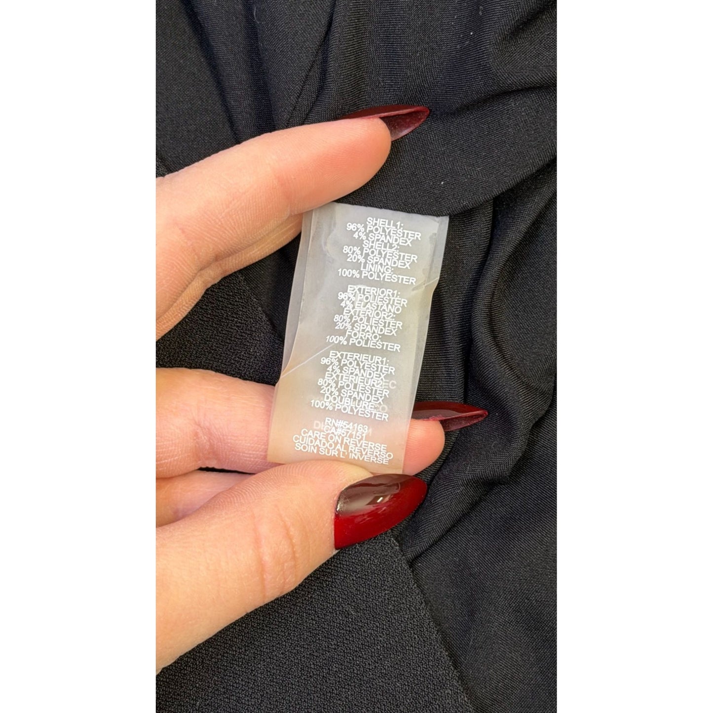 NWT Karl Lagerfeld Black Beaded Neckline Sleeveless Evening Gown Size 12