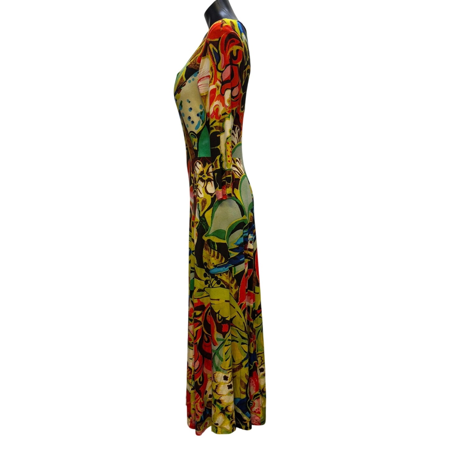 Soft Surroundings Printed Maxi Dress Multi S