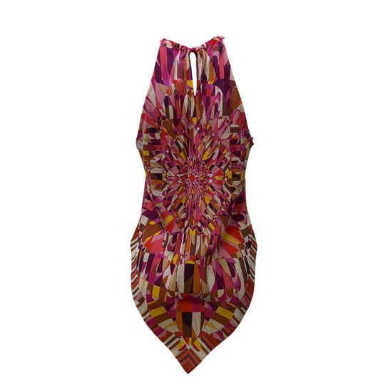 Robert GrahamPink Multi Halter Top Blouse L