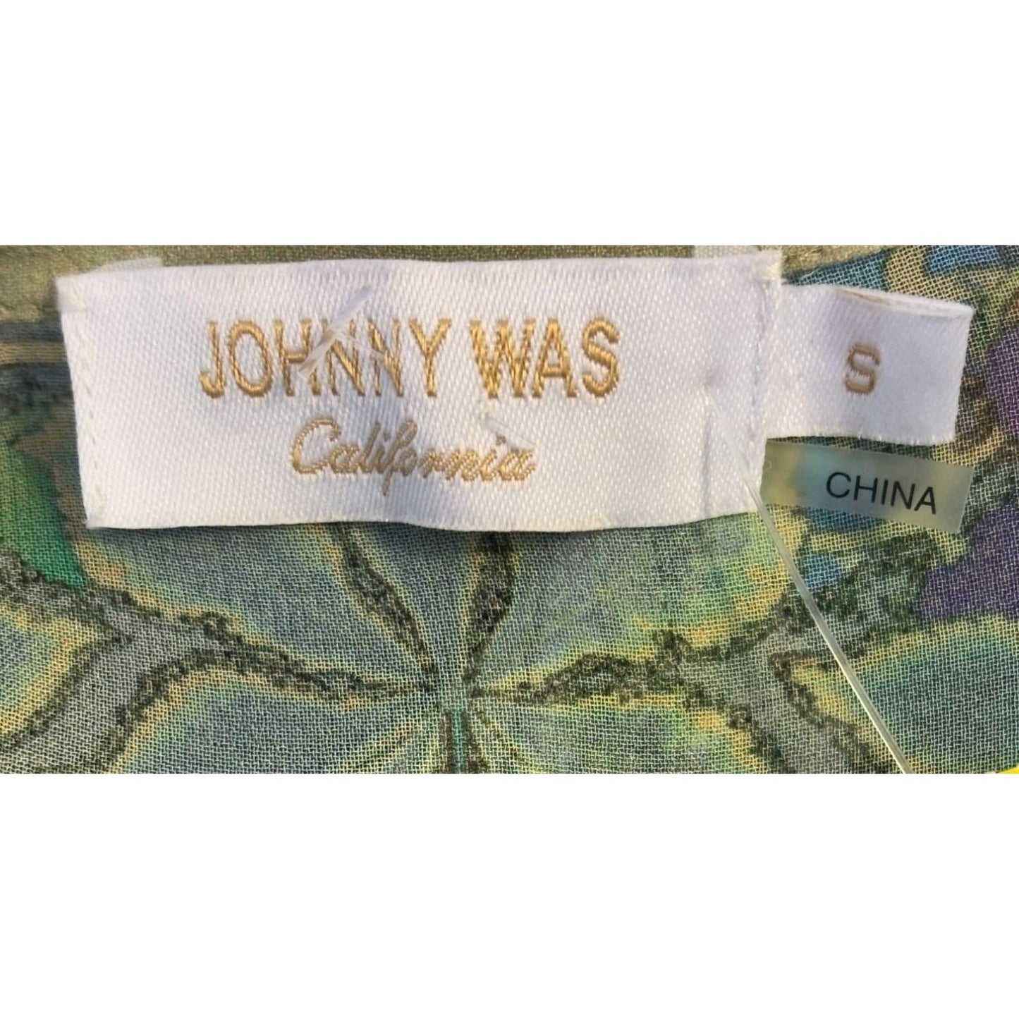 Johnny Was Floral Butterfly Kimono Jacket With Tassels S