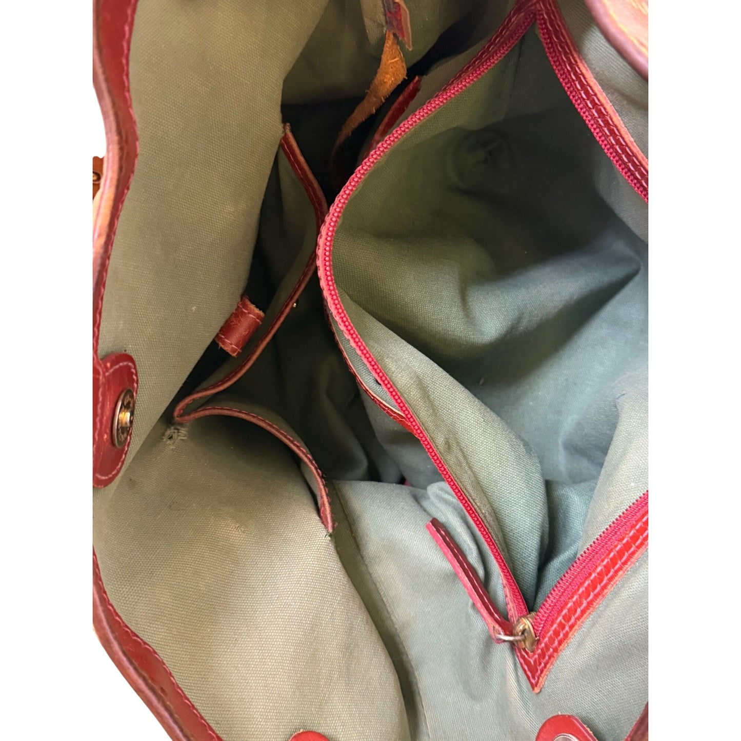 Dooney & Bourke Vintage Plaid Canvas & Leather Shoulder Bag With Adjustable Straps