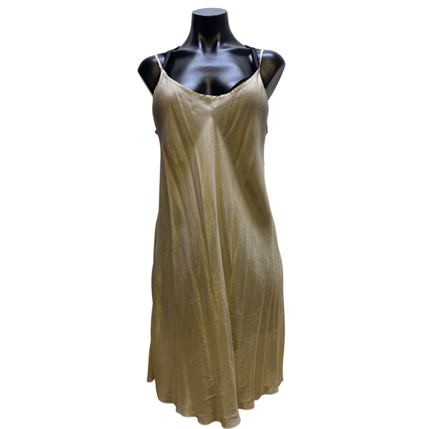Johnny Was Dress/Silk Slip Gray Multi S 2pc