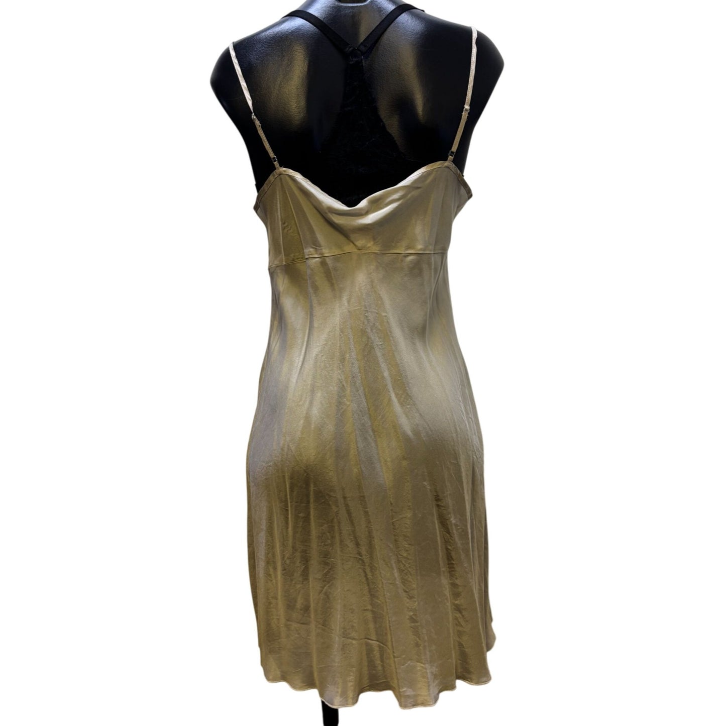 Johnny Was Dress/Silk Slip Gray Multi S 2pc