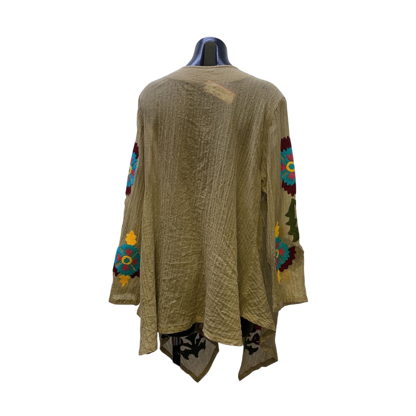 Roja Beige Embroidered Cardigan L