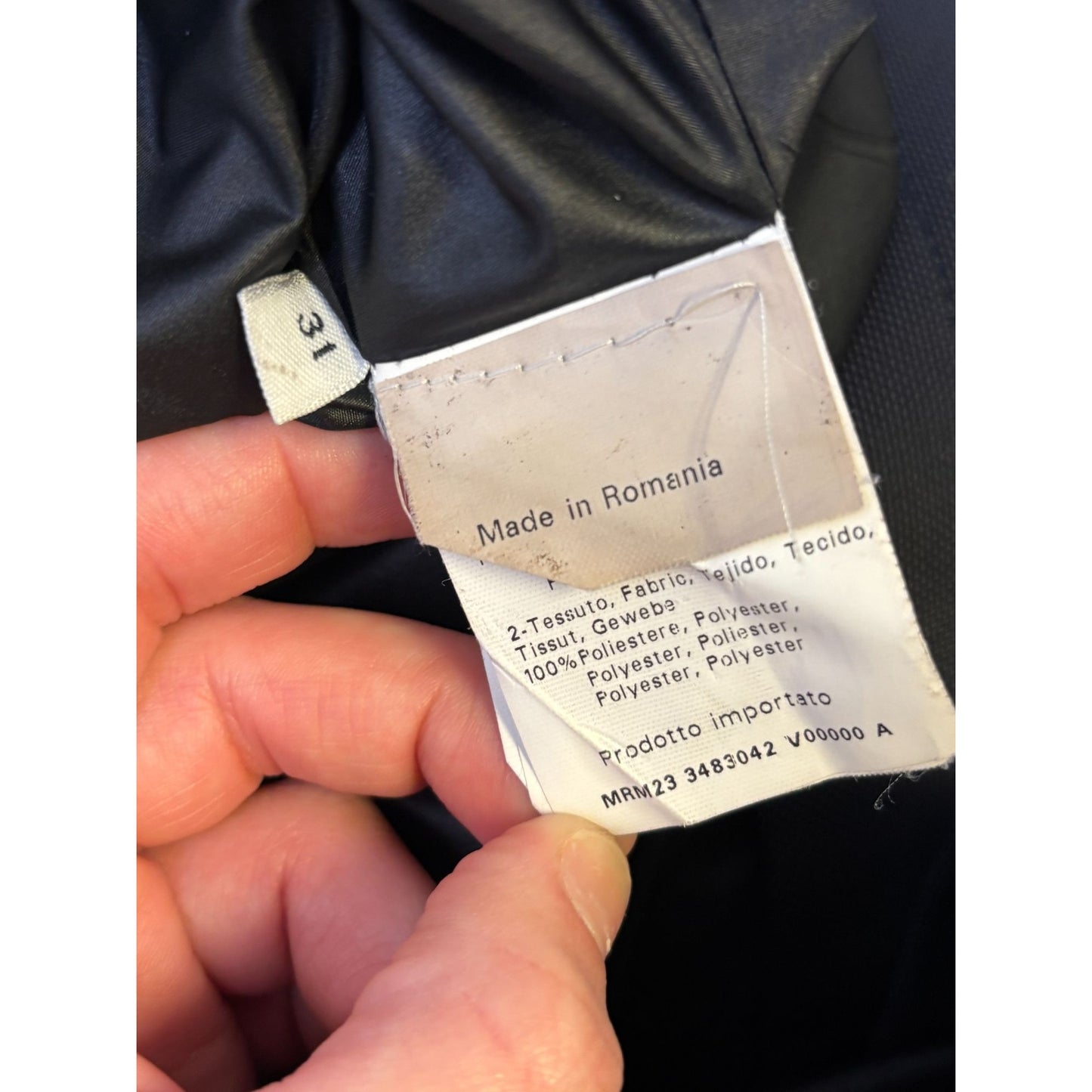 Marina Rinaldi Voyage Black Hooded Jacket XL