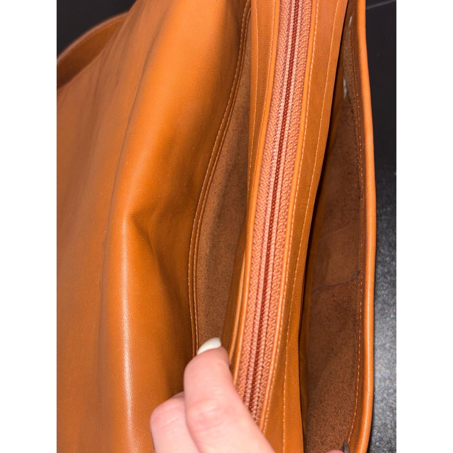 Coach Vintage Tan Leather Crossbody Bag