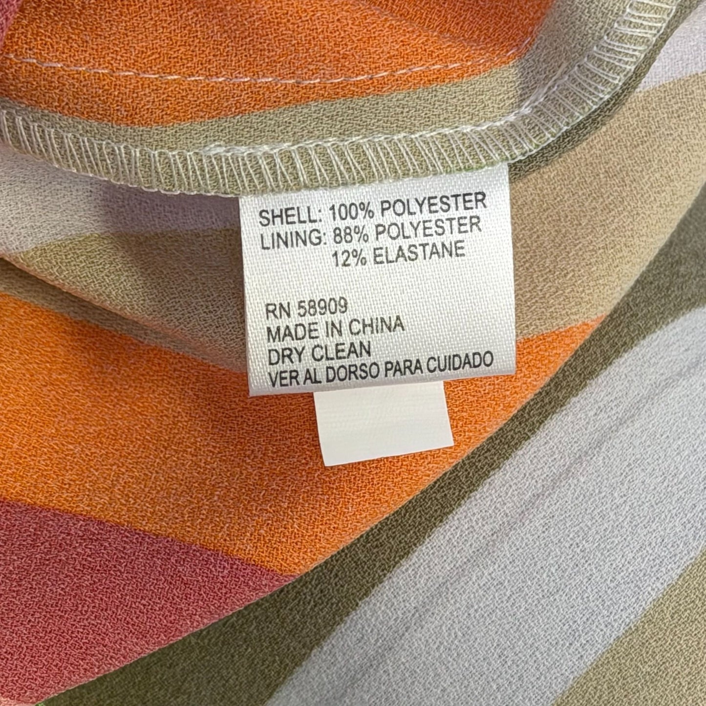 NWT Gianni Bini Striped Multicolor Sleeveless Dress 10