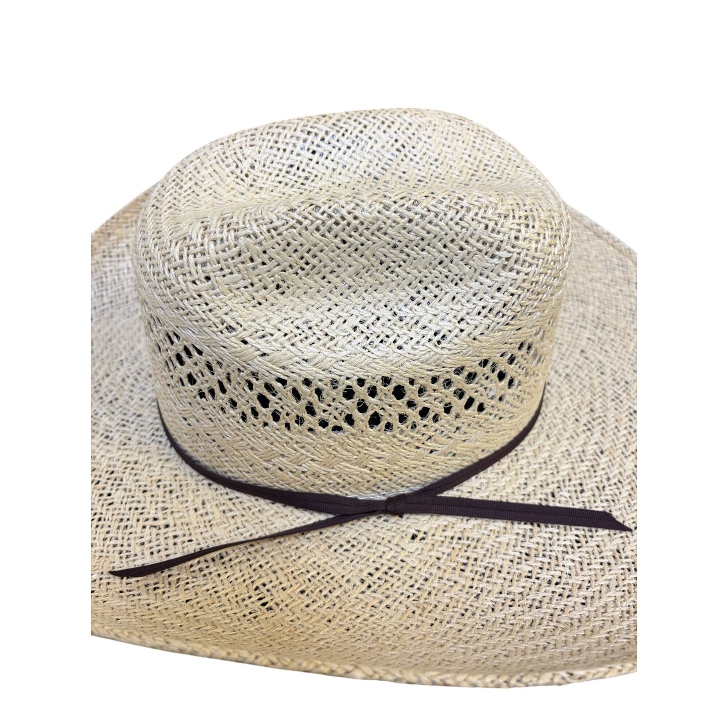 Rodeo King Straw Cowboy Hat Beige Western Style
