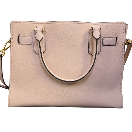 NWT Michael Kors Pink Leather Satchel Tote Handbag