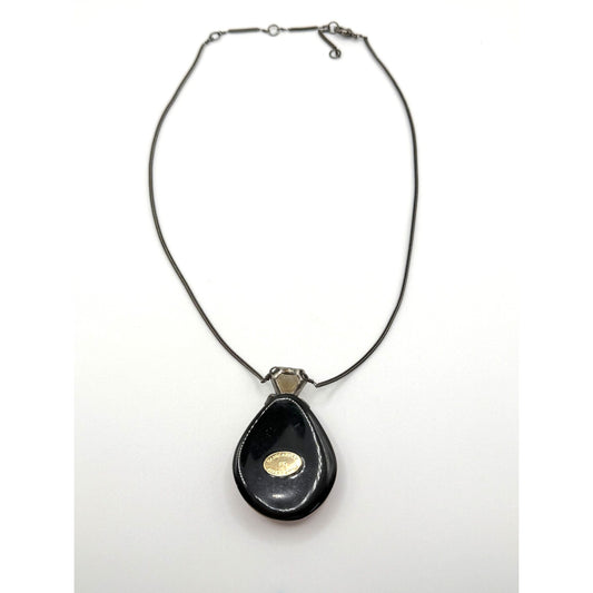 Alexis Bittar Hand-Carved Pendant Necklace With Gradient Resin & Crystal Accents