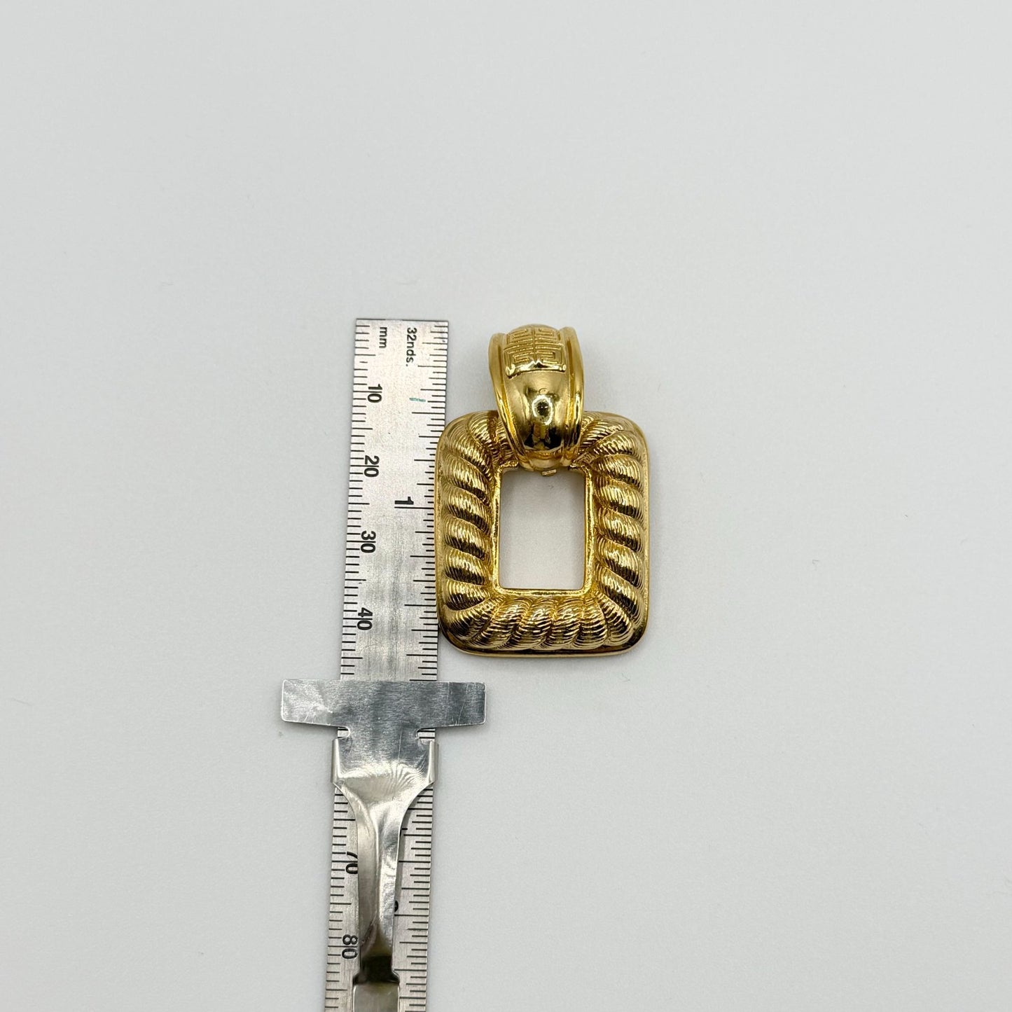 Vintage Givenchy Paris New York Gold-Tone Clip-On Earrings