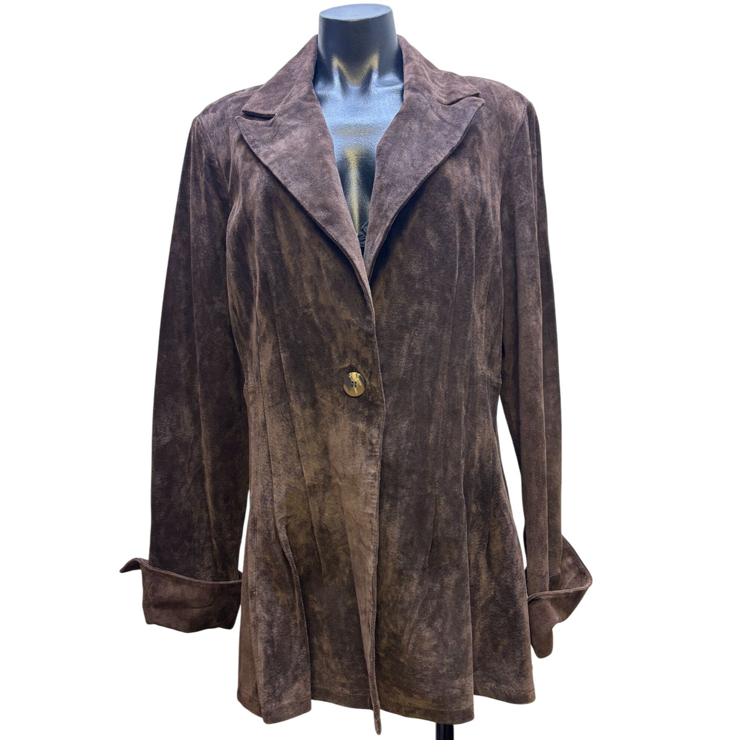 NWOT Finley Brown Suede Jacket XL