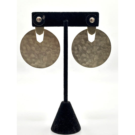 Kendra Scott Didi Disk Hammered Earrings Gold-Tone